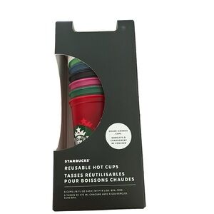 Starbucks Color Changing Hot Cups 6 Pack NEW IN BOX